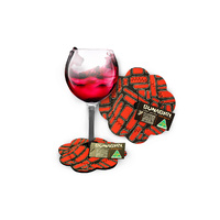 WINE GLASS COASTER, JEDESS HUDSON CAMPGROUND