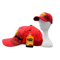 CAP, ROOWHO AUSTRALIA 4 ROOS RED