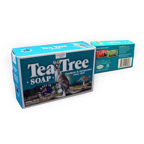 SOAP, TEA TREE 100GM BOXED (48x)