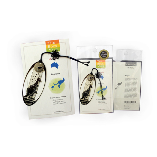 BOOKMARK, KANGAROO 24K G/P S/S