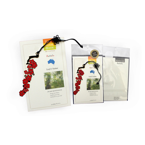 BOOKMARK, CHERRY BLOSSOM 24K G/P SS