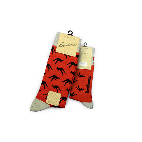 SOCKS, KANGAROO MENS DIRT/GREY 7-11