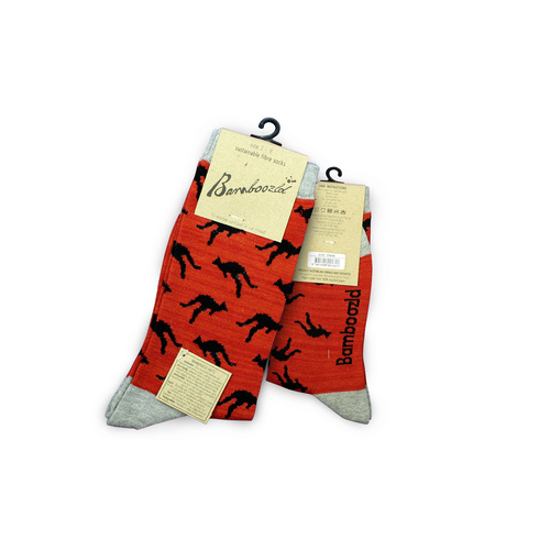 SOCKS, KANGA WOMENS DIRT/GREY 2-8