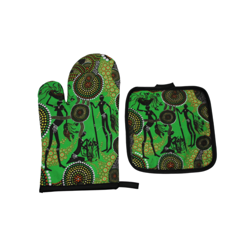 OVEN MITT COLIN JONES HUNTERS AND GATHERERS RAINFOREST