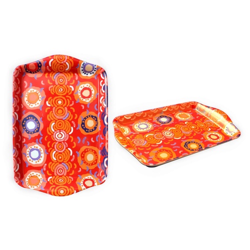 TRAY, MELAMINE 18CMX14CM DESERT SUN