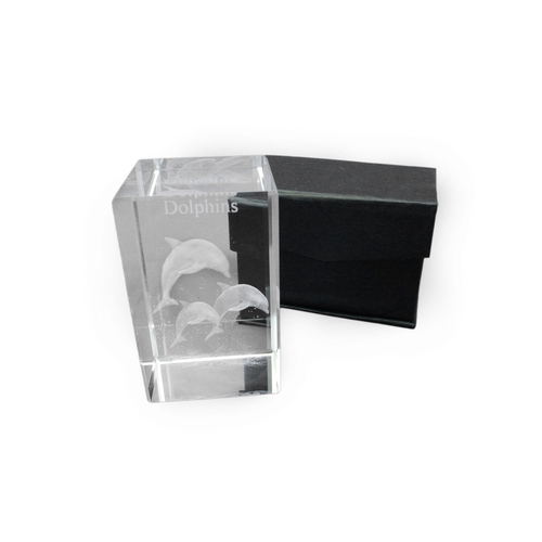 P/WEIGHT, DOLPHIN CRYSTAL LGE