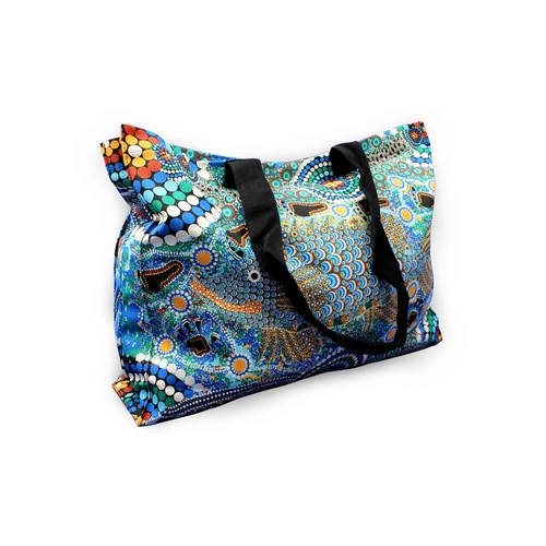 CANVAS BAG, COLIN JONES BARRAMUNDI
