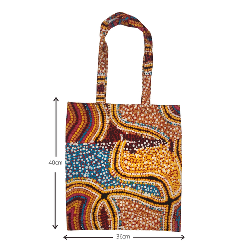 COTTON ENVIRO BAG, SNAKE DREAMING
